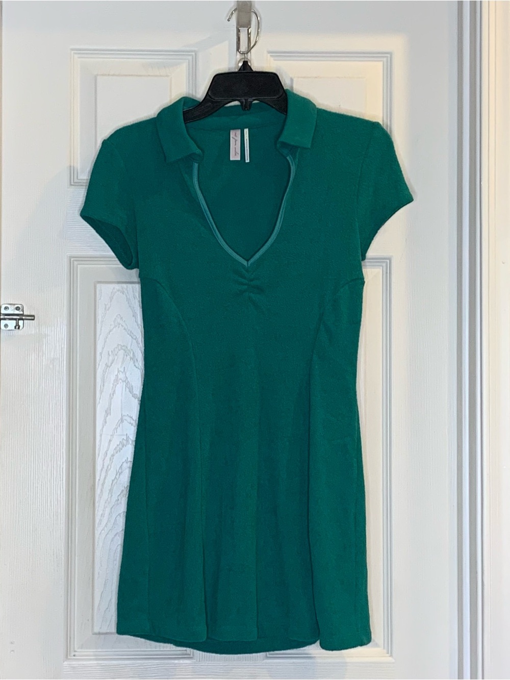 Out From Under Green Terrycloth Dress Size Small
